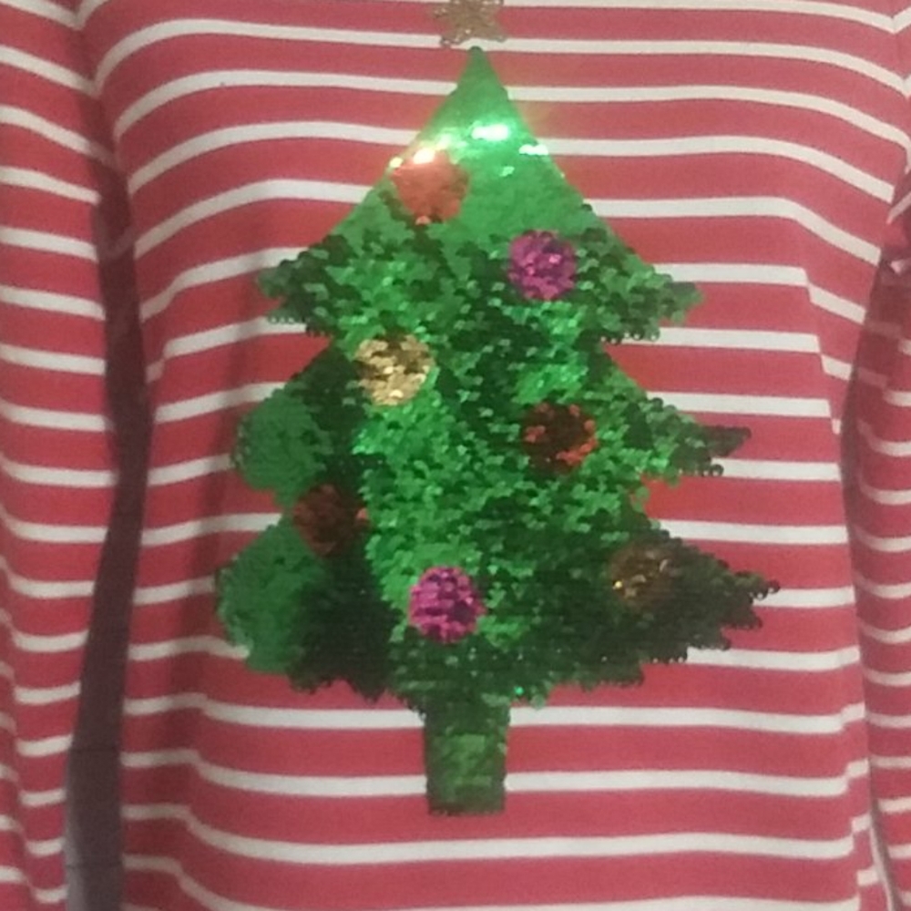 Christmas sweater  Xmas tree sweater sz 8